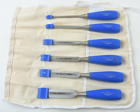 Set 6 Footprint chisels