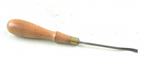 60º v-tool with boxwood handle