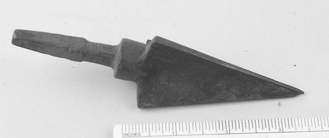 1 1/2" triangular reamer for brace