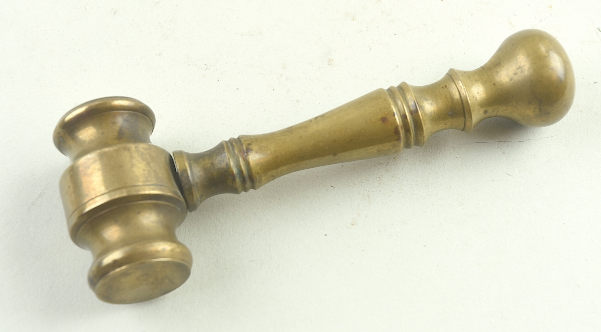 Brass gavel