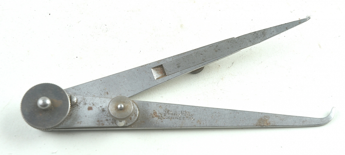 Starrett 6" hermaphrodite lock joint caliper No. 42