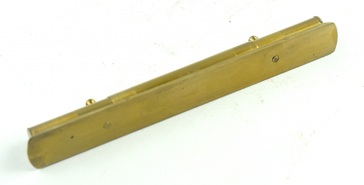 Solid brass 8" bench level with fast bubble