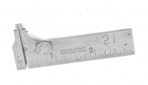 Goodell Pratt 3" slide caliper No. 303