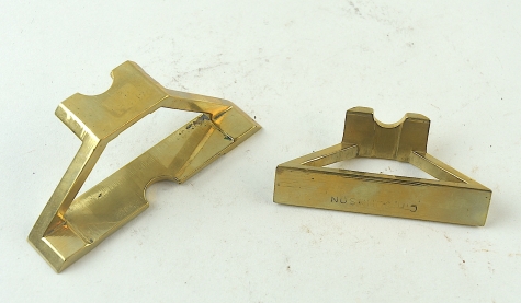 Two sizes solid brass miter templates