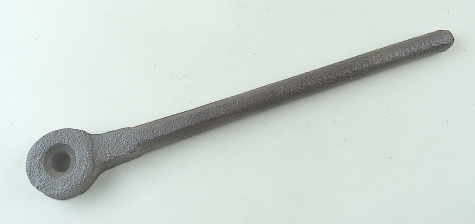 Blacksmith's forged nail header