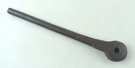 Blacksmith's forged nail header