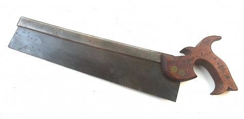 A. Beckett 12" backsaw c. 1840