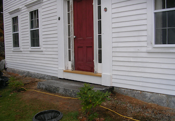 Front door sill