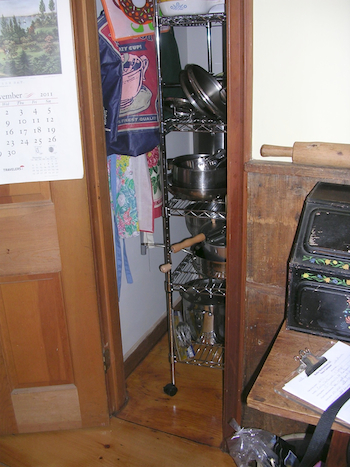 closet in kitchen