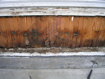 rotten siding